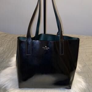 Kate Spade Reversible Purse tote green/black